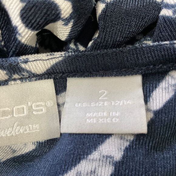 Chico's Travelers Slinky Knit Tunic Top Women’s size Large career Travel - Picture 5 of 12